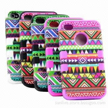 Silicone Cases for iPhone 5, with 2-in-1 Design